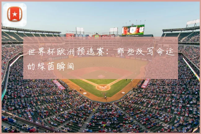 世界杯欧洲预选赛：那些改写命运的绿茵瞬间
